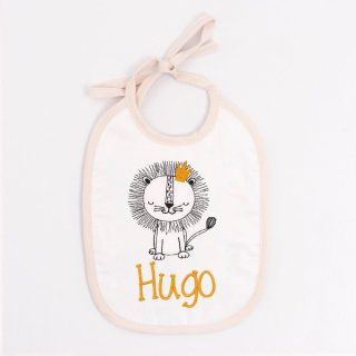 Baberito bebe Personalizado Leon Nanetes