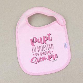 Baberito Bebé Papi lo nuestro es para siempre Mi Pipo