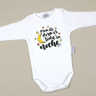 Body Bebé frase prometo dormir Mi Pipo