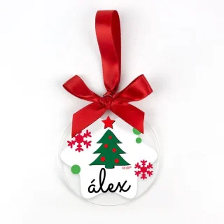 Bola Navidad Personalizada Arbol