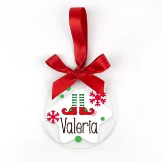Bola Navidad Personalizada Elfo