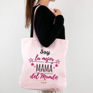 Bolso Tela Soy la mejor Mama Mi Pipo