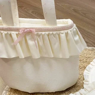 Bolso Bebe Bombonera 684 Beige/rosa Nanetes