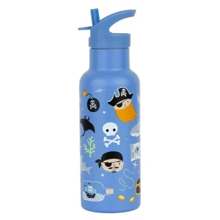 Botella infantil acero 500 ml Piratas