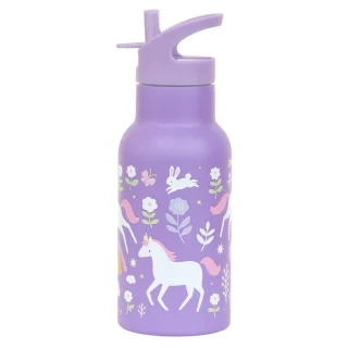 Botella infantil acero 350 ml Unicornio