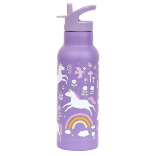 Botella infantil acero 500 ml Unicornios