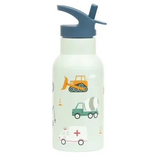 Botella infantil acero 350 ml Vehiculos