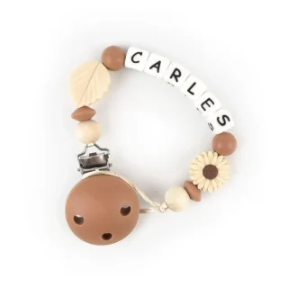 Chupetero Silicona Personalizado Nature