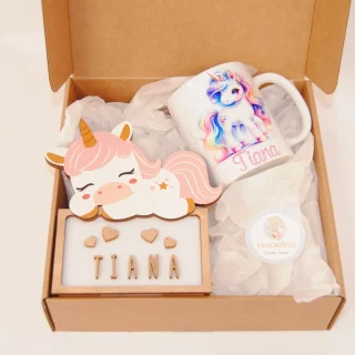 Caja regalo infantil Unicornio