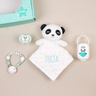 Caja Regalo Bebé Personalizada Panda