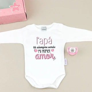 Caja Regalo Bebé Papa primer amor