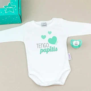 Caja Regalo Bebé Papa tengo papitis