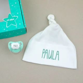 Caja Regalo Bebé Personalizada Duende Blanco