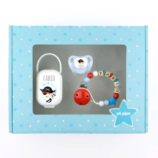 Caja Regalo Bebé Personalizada Pirata