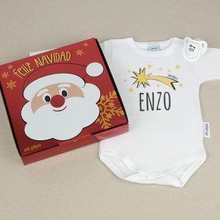 Caja Regalo Navidad Personalizada Mi Pipo Estrella Fugaz