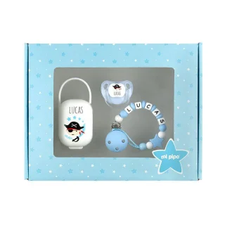 Caja Regalo Bebé top pirata Mi Pipo