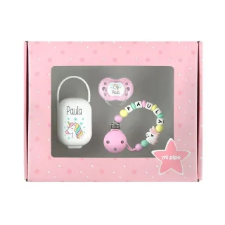 Caja Regalo Bebé top unicornio Mi Pipo