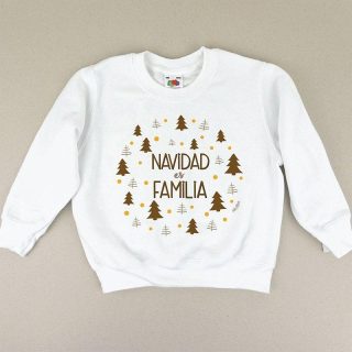 Camiseta o Sudadera Navidad Mi Pipo Navidad es Familia