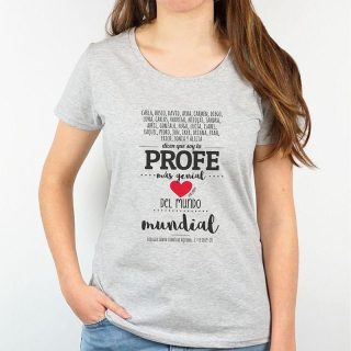Camiseta Profesora la profe mas genial