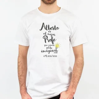 Camiseta Profesor el mejor profe jamas imagine