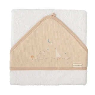 Capa baño Bebé Happy Forest blanco