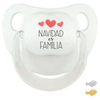 Chupete Navidad Bebe Mi Pipo Navidad es Familia