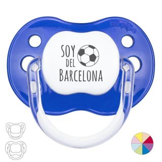Chupete Bebé Equipos Futbol Mi Pipo Soy del Barcelona