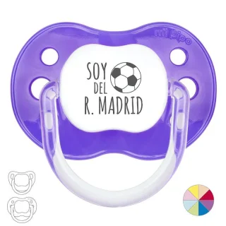 Chupete Bebé Equipos Futbol Mi Pipo Soy del Real Madrid