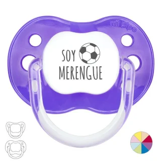 Chupete Bebé Equipos Futbol Mi Pipo Soy Merengue