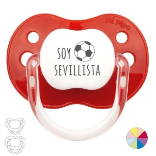 Chupete Bebé Equipos Futbol Mi Pipo Soy Sevillista