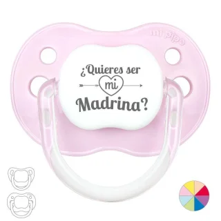 Chupete Bebé Frase Mi Pipo Quieres ser mi Madrina