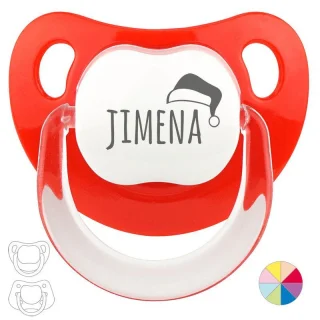 Chupete Navidad Personalizado Bebe Mi Pipo Gorro Papa Noel