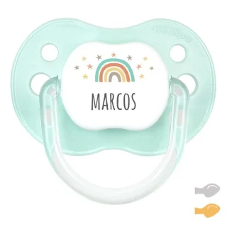 Chupete Personalizado Bebe Arco Iris
