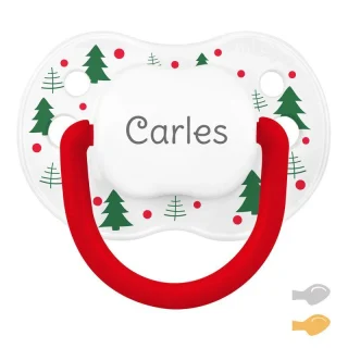 Chupete Navidad Arboles Verde