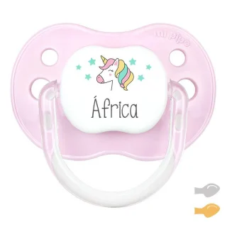 Chupete Personalizado Bebe Unicornio