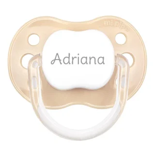 Chupete Personalizado Bebé Mi Pipo New Classic Beige