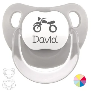Chupete Personalizado Bebé Mi Pipo Baby Moto