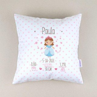 Cojín Personalizado Princesa Nacimiento Mi Pipo
