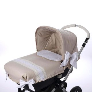 Colcha Capazo A Medida Carro Bebé 684 Doble Puntilla Bebiti By Nanetes