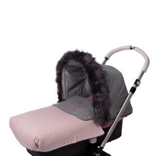 Colcha Capazo A Medida Carro Bebé 164 Vichy Bebiti By Nanetes