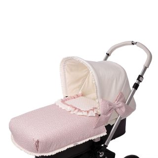 Colcha Capazo A Medida Carro Bebé 169 Flores By Nanetes