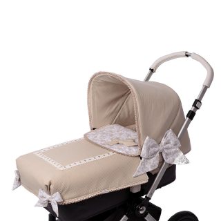 Colcha Capazo A Medida Carro Bebé 165 Flores By Nanetes