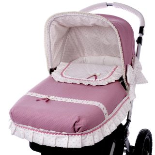 Colcha Capazo A Medida Carro Bebé Maquillaje PLumeti Bebiti By Nanetes