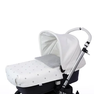 Colcha Capazo Invierno A Medida Carro Bebé Polipiel Estrellas By Nanetes