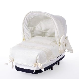 Colcha Capazo A Medida Carro Bebé Napoles Puntillas Bebiti By Nanetes