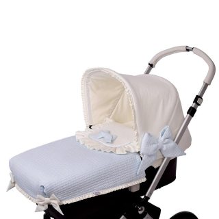 Colcha Capazo A Medida Carro Bebé 170 Relieve By Nanetes