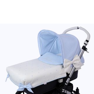 Colcha Capazo A Medida Carro Bebé 828 Nombre Bebiti By Nanetes