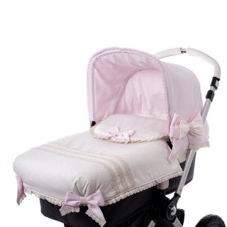 Colcha Capazo A Medida Carro Bebé 684 Bolillos By Nanetes