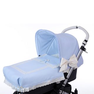 Colcha Capazo A Medida Carro Bebé 116 Puntilla Bebiti By Nanetes