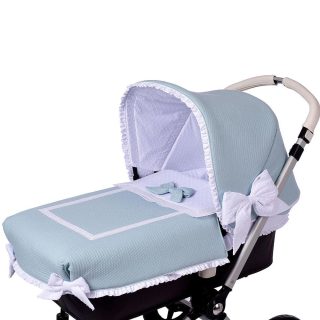 Colcha Carro Capazo 187 Aguamarina Bebiti Nanetes